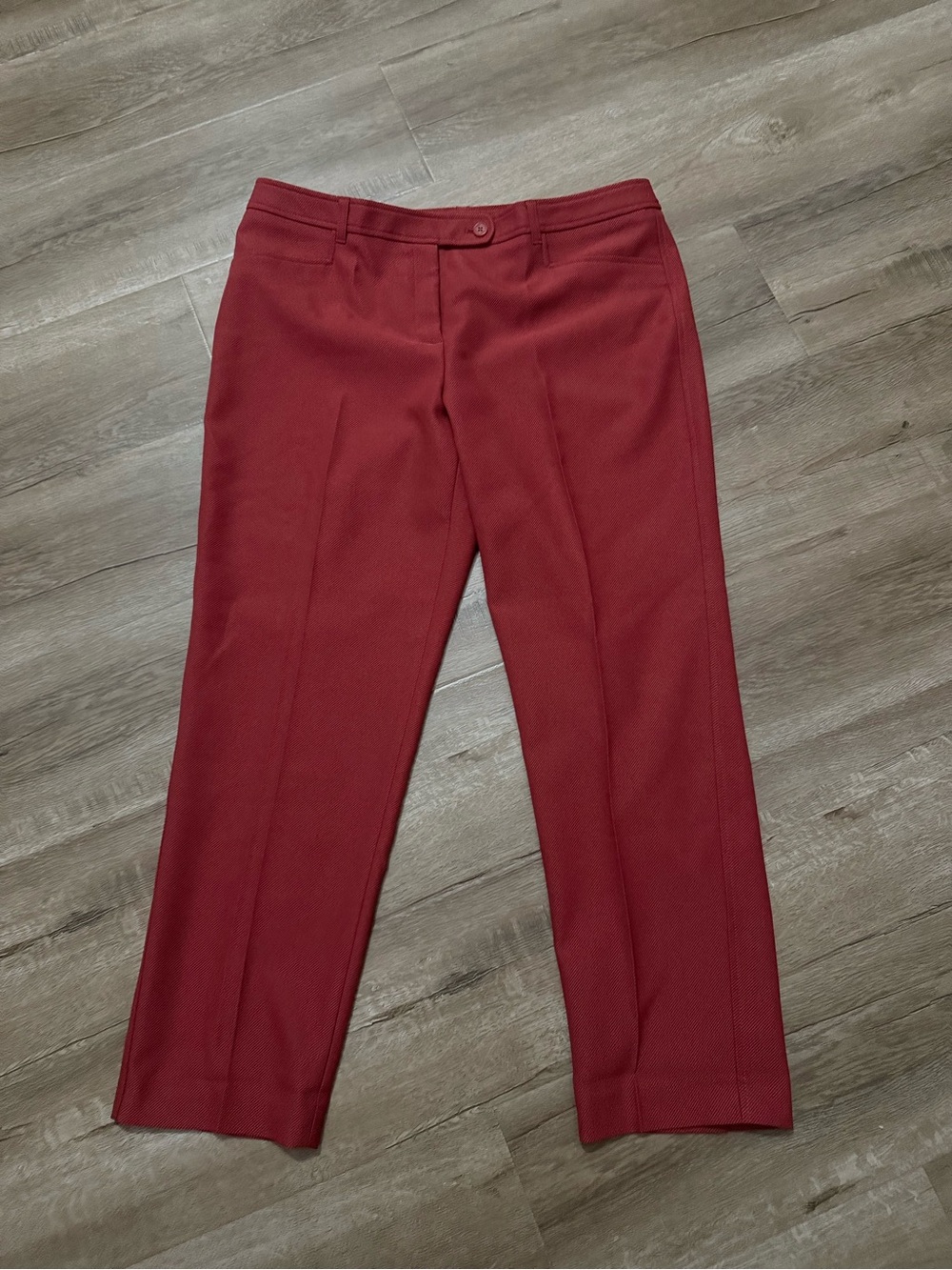 NWOT Anne Klein Deep Red/Orange Women Dress Pants